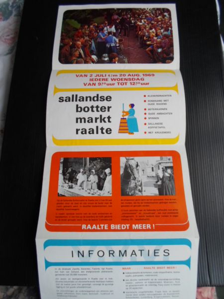 Reclamefolder - Sallands Oogstfeest Raalte