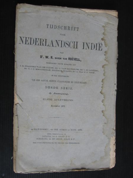  - Tijdschrift voor Nederlandsch Indie