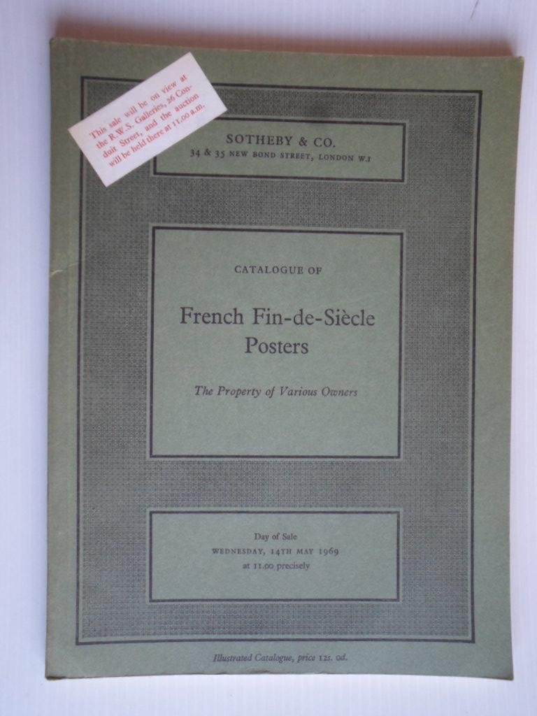 Catalogus Sotheby & Co, London - French Fin-de- Siecle Posters I