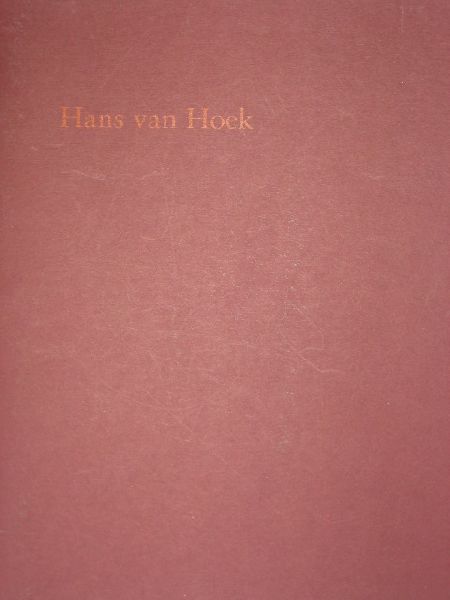  - Hans van Hoek, winnaar Singerprijs 2000, Singerprijs-cahier 1