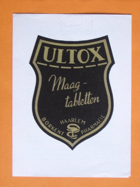 Folder - Ultox Maagtabletten