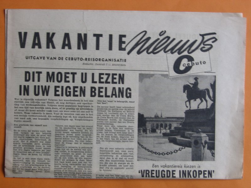 Krant - Vakantienieuws van Cebuto