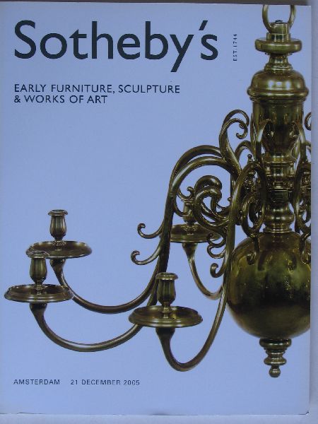 Catalogus Sotheby's - Early Furniture, Sculpture & Works of Art