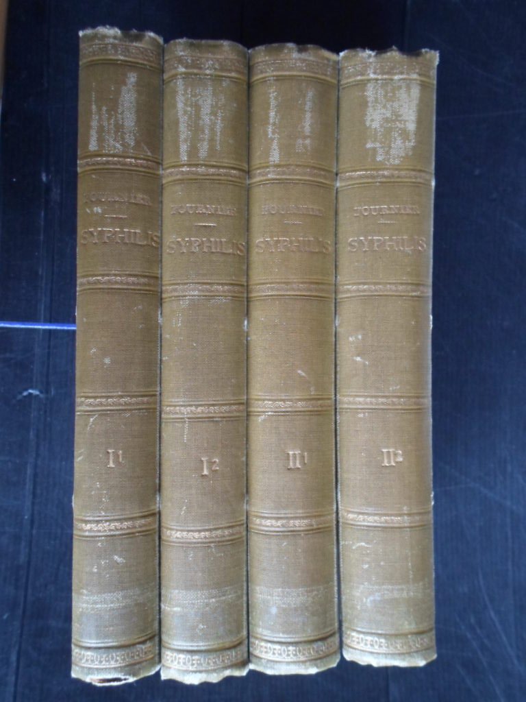Fournier, Prof Alfred - Traite de La Syphillis, 4 banden