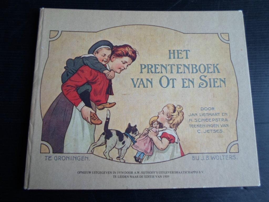 Ligthart, Jan & H.Scheepstra, teekeningen C.Jetses - Het prentenboek van Ot en Sien