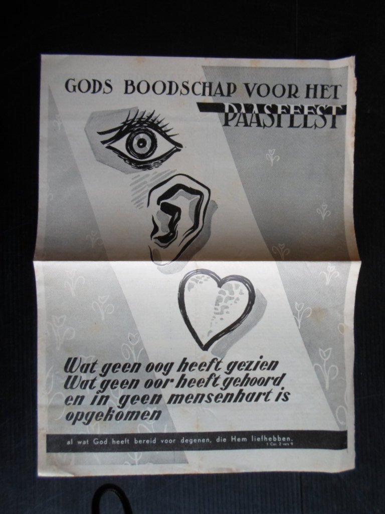 Folder - Gods Boodschap voor het Paasfeest