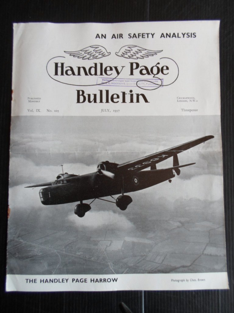  - Handley Page Bulletin