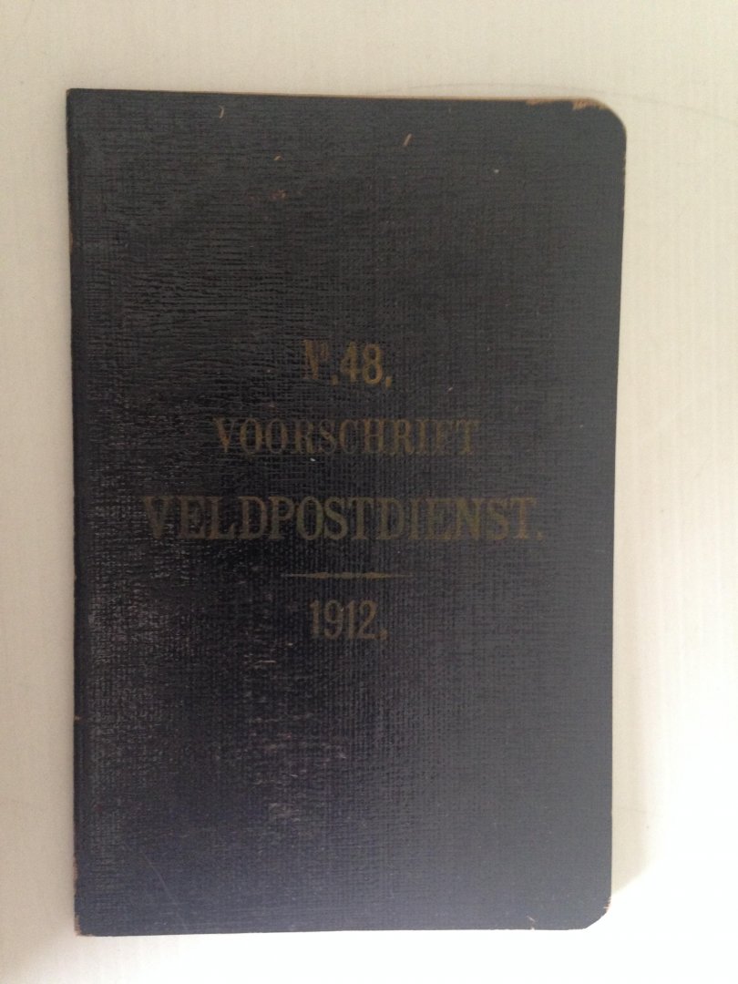  - Voorschrift 48, Tot regeling van den Veldpostdienst