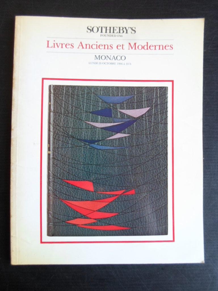 Catalogus Sotheby?s - Livres Anciens et Modernes