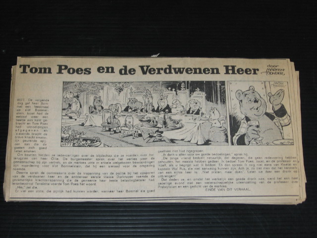 Toonder, Marten - Tom Poes en de Verdwenen Heer