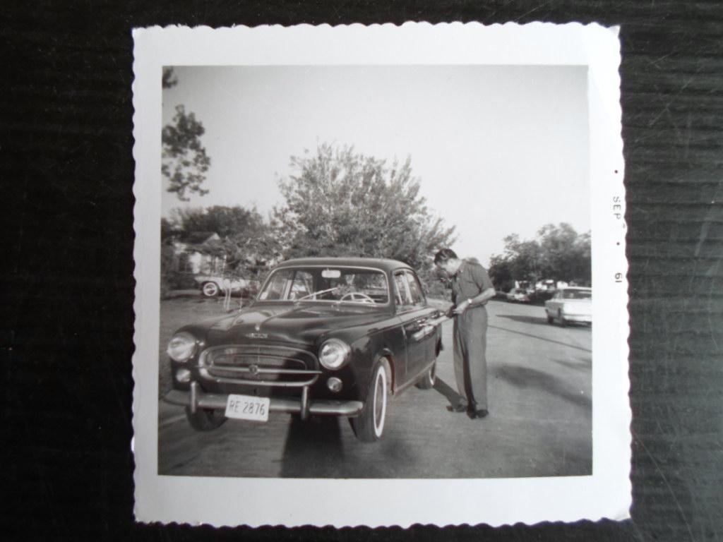  - Foto uit 1961 van een Peugeot 403