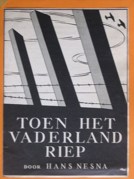 Reclamefolder - Toen het Vaderland riep, Hans Nesna