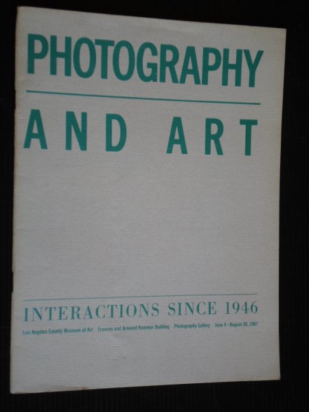  - Catalogus Photography and Art, Interactions since 1946