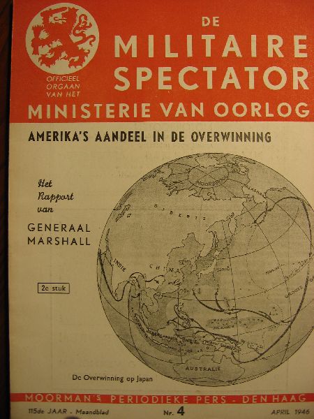 Tijdschrift - Militaire Spectator nr 4, april 1946