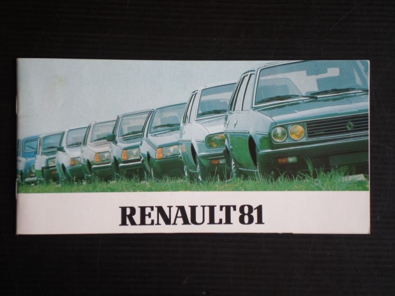 Reclamefolder - Renault 81