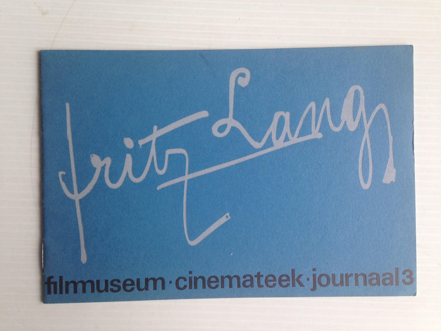  - Fritz Lang, Filmmuseum Cinemateek, Journaal 3