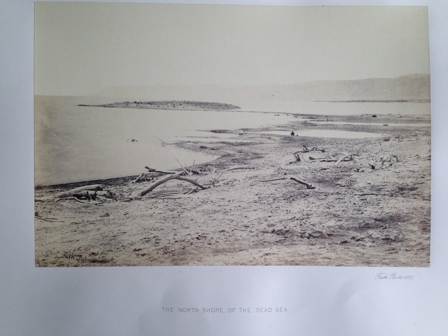 Frith, Francis - The North Shore of the Dead Sea, Series Egypt and Palestine
