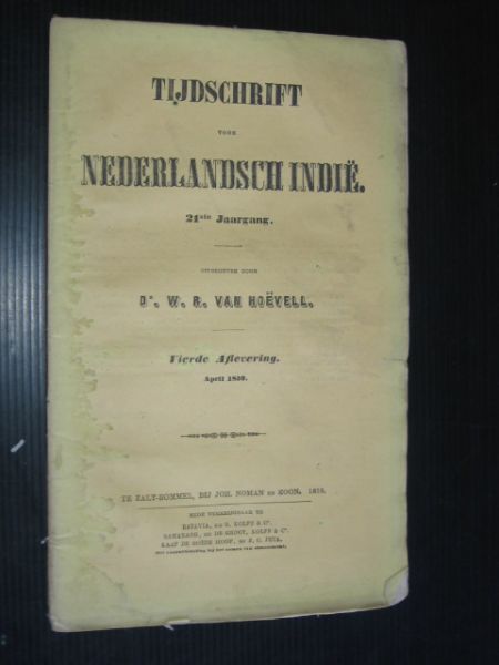  - Tijdschrift voor Nederlandsch Indie