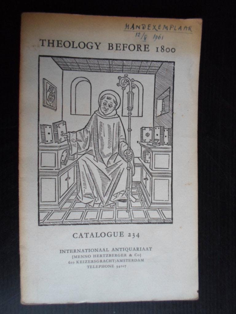  - Catalogue 234 Internationaal Antiquariaat Menno Hertzberger