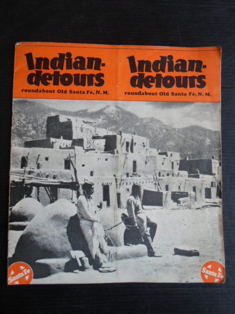 Folder - Indian-detours, Roundabout Od Santa-F, N.M.