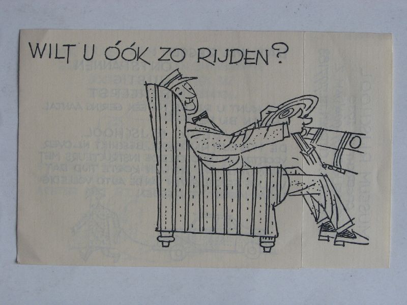 Folder - Museum rijschool Amsterdam