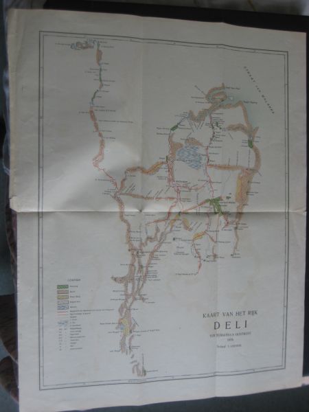  - Kaart van het Rijk Deli ter Sumatra's Oostkust