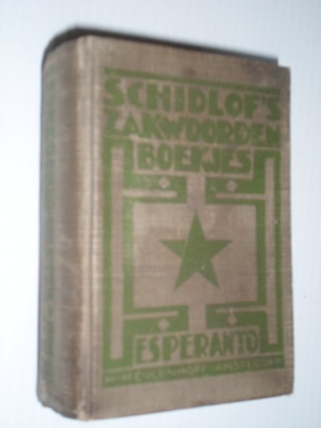 Veer, C.L.de, samenstelling - Schidlof?s Zakwoordenboekje Esperanto-Nederlandsch, Nederlandsch- Esperanto