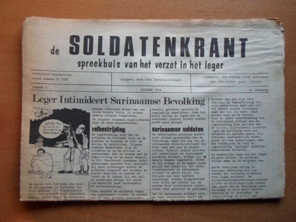  - De Soldatenkrant, Spreekbuis vh verzet in het leger