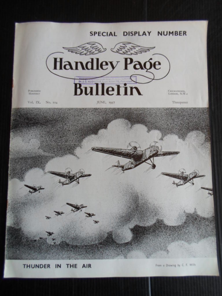  - Handley Page Bulletin