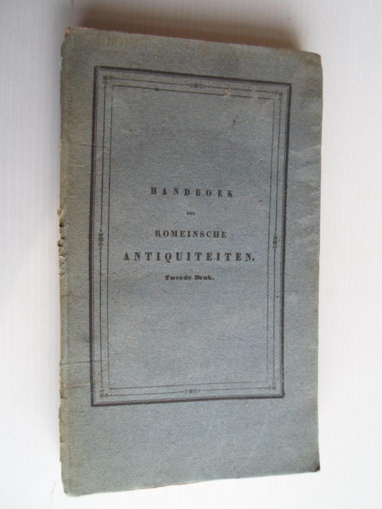 Bojesen, Dr.E.F. & Dr.M.C.Michaelis - Handboek der Romeinsche Antiquiteiten