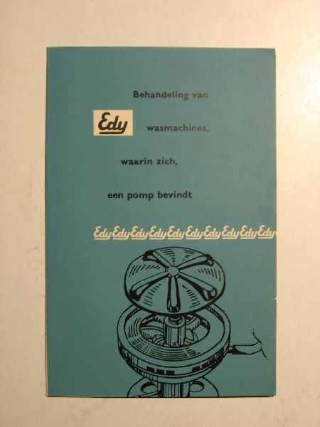 Folder - Edy wasmachinepomp