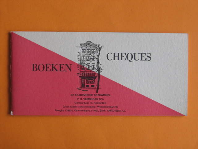  - Mapje Boekencheques, De Academische Boekwinkel P.H.Vermeulen NV Amsterdam