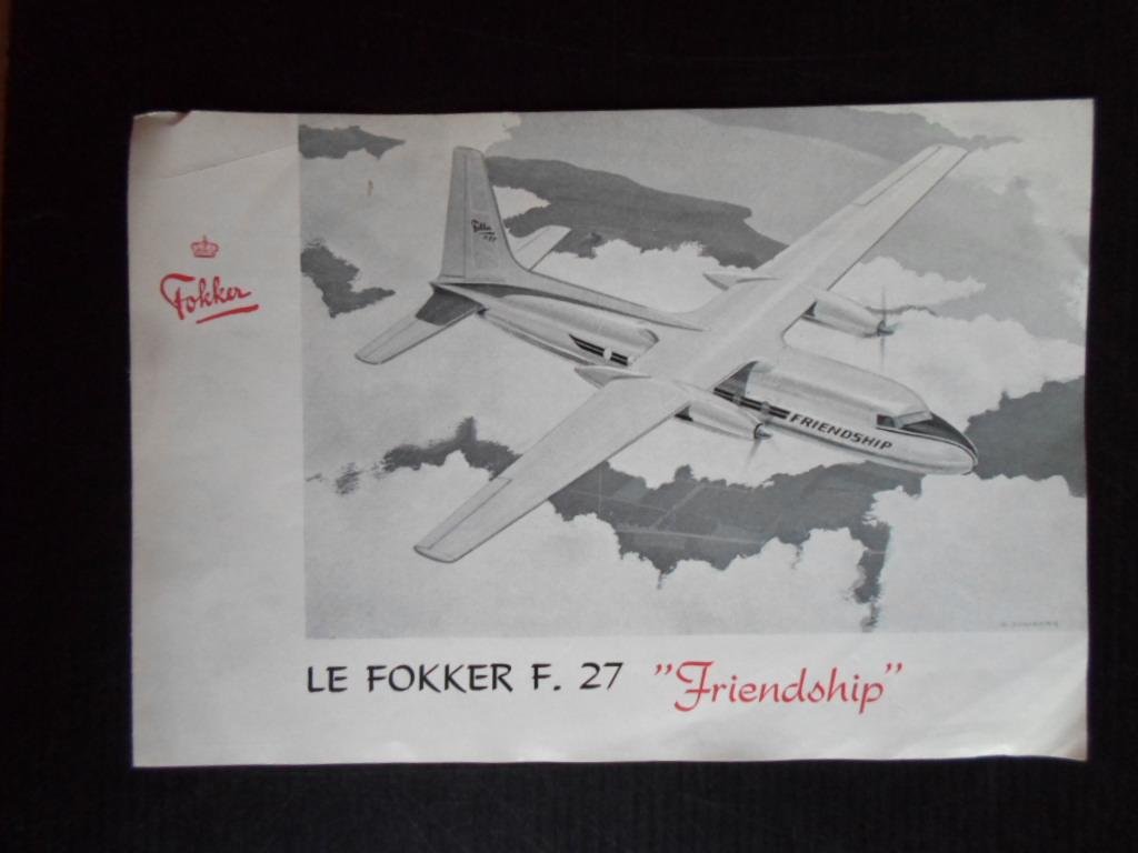  - Folder Fokker Friendship F 27