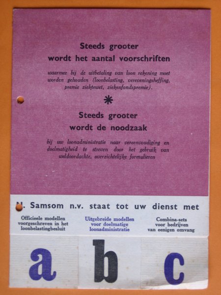 Boekfolder - Steeds grooter wordt het aantal voorschriften
