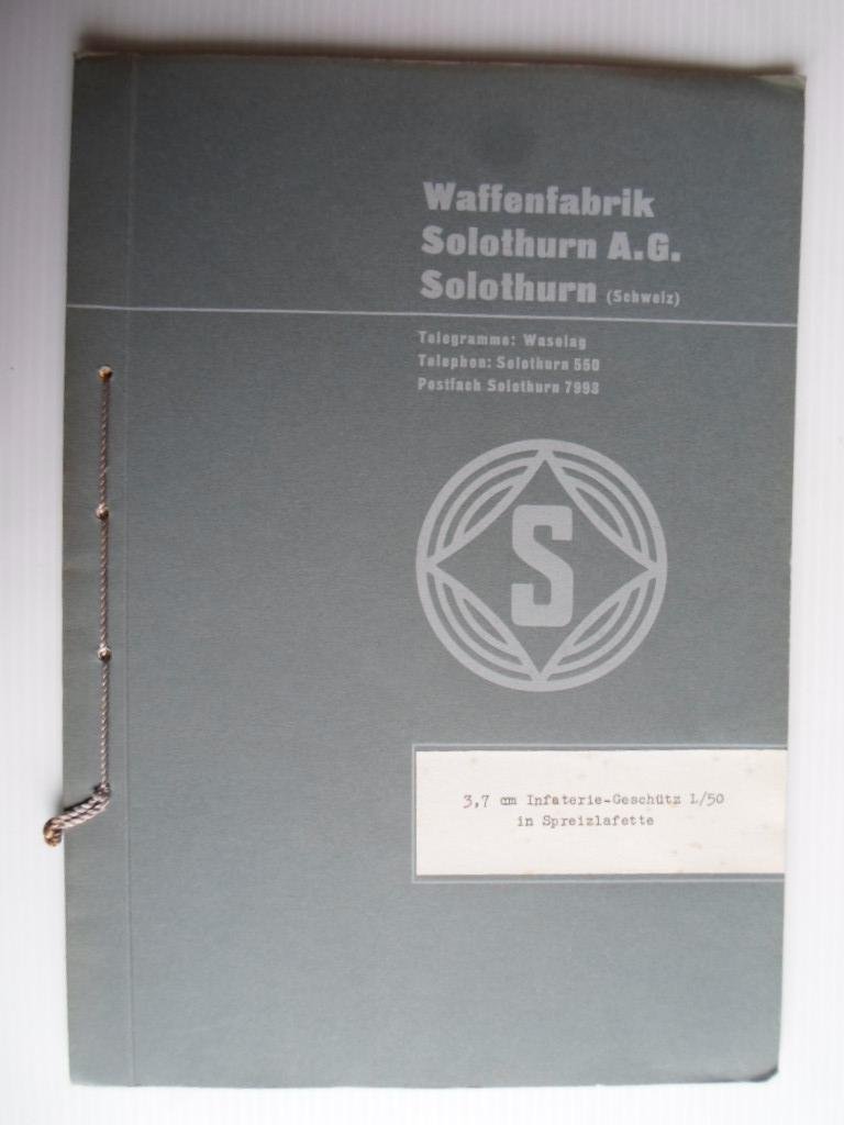 Factory catalogue - 3,7cm Infanterie-Geschtz L/50 in Spreizlafette