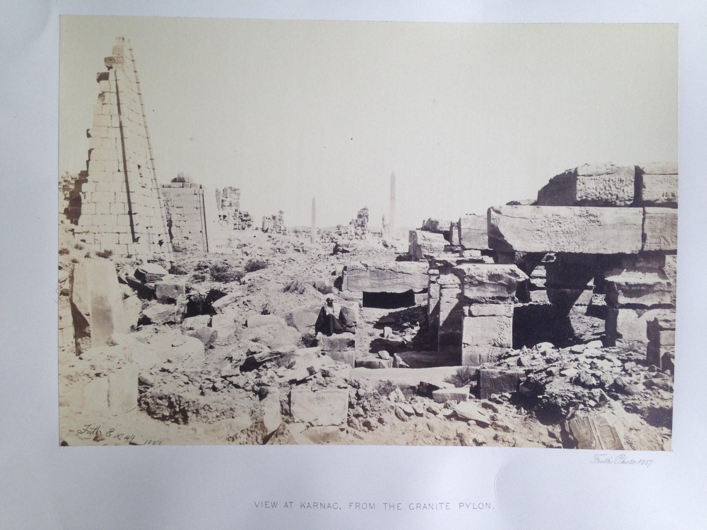 Frith, Francis - View at Karnac, from the Garnite Pylon, Series Egypt and Palestine