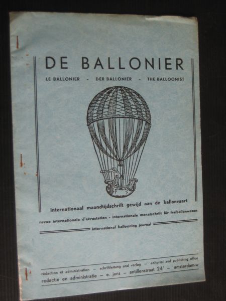  - De Ballonier, Internationaal maandtijdschrift gewijd aan de ballonvaart