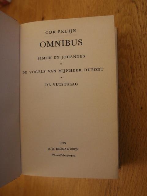 Boekwinkeltjes Nl Cor Bruijn Omnibus Simon En Johannes De Vogels