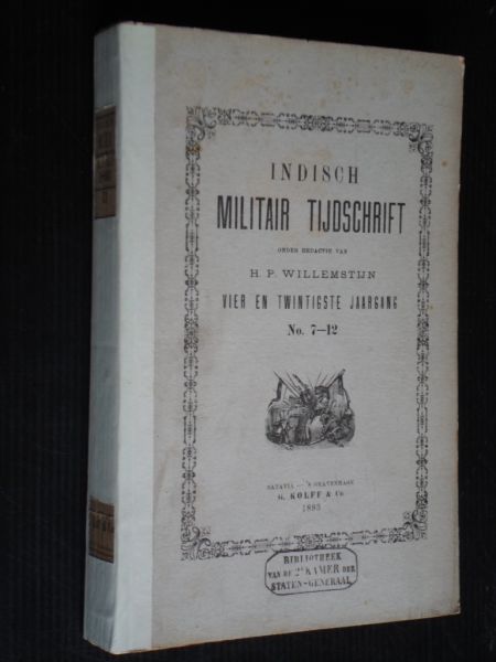Willemstijn, H.P.  redactie - Indisch Militair Tijdschrift, maandelijkse uitgave van de Indische Krijgskundige Vereeniging