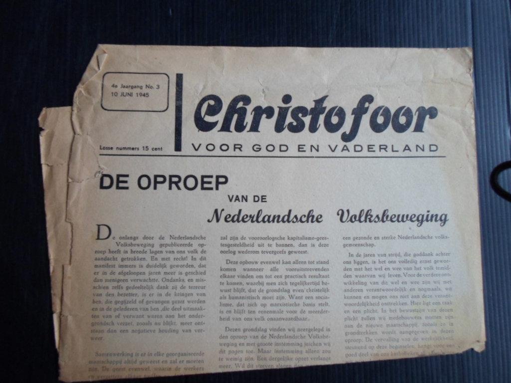 Oude krant - Christofoor, Onafhankelijk Katholiek Weekblad