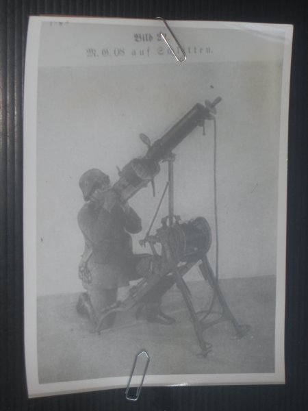  - Foto, vooroorlogs, Duits, mitrailleurschutters nr 7
