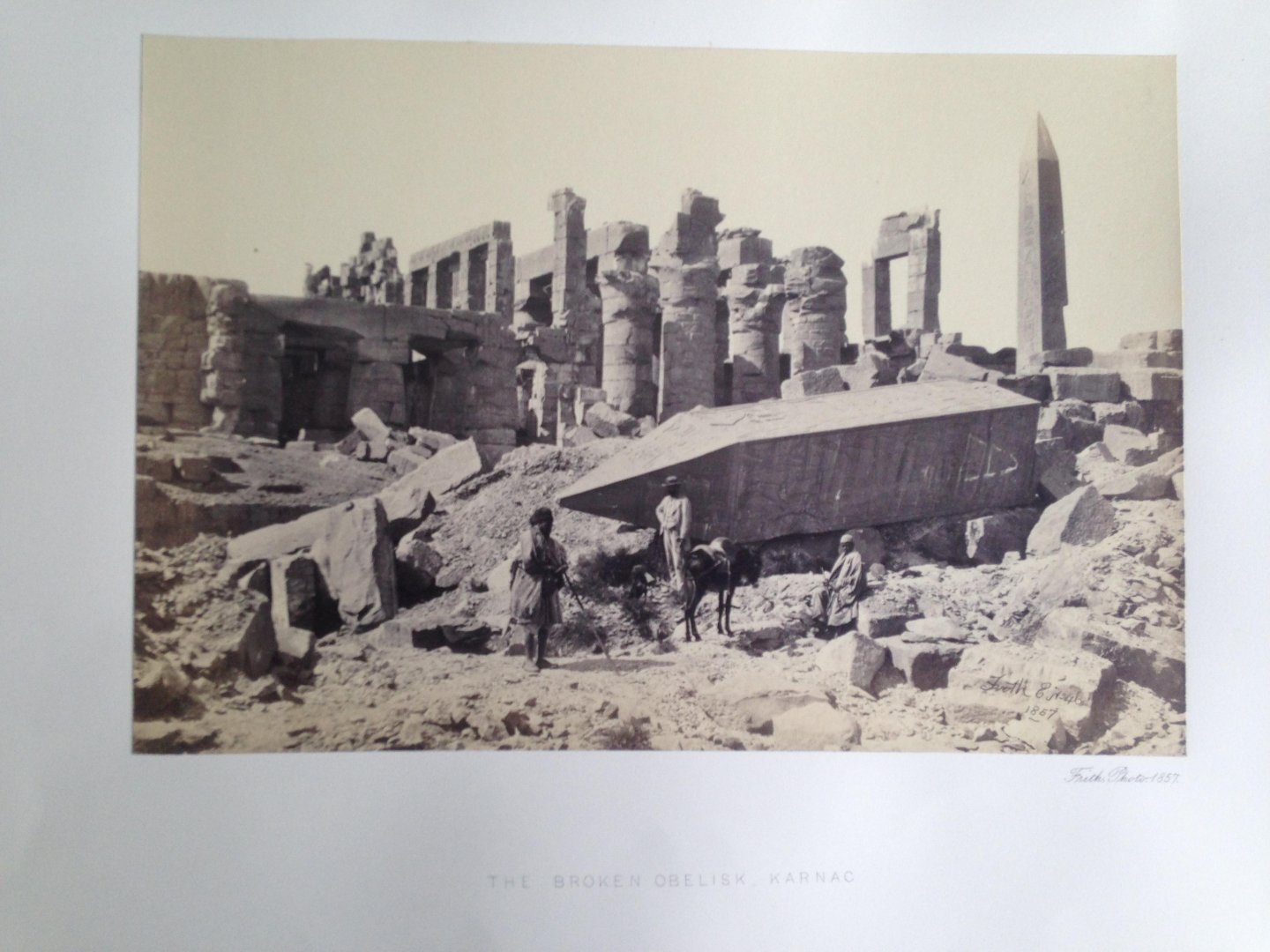 Frith, Francis - The Broken Obelisk, Karnac, Series Egypt and Palestine