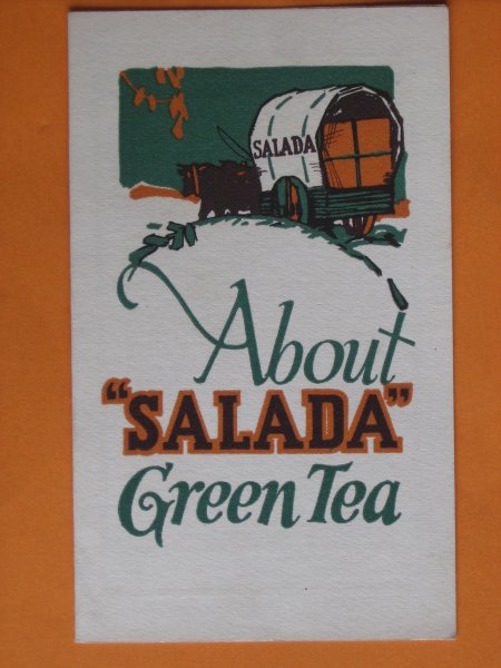 Reclamefolder - Salada Green Tea
