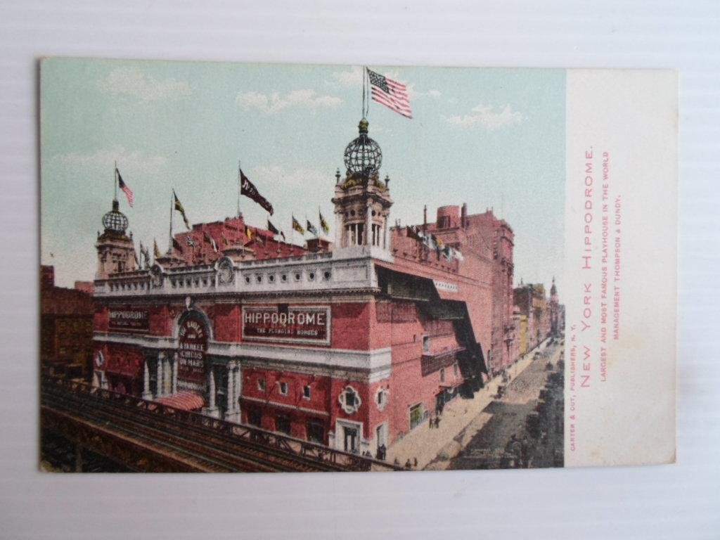 ansichtkaart - New York, Hippodrome