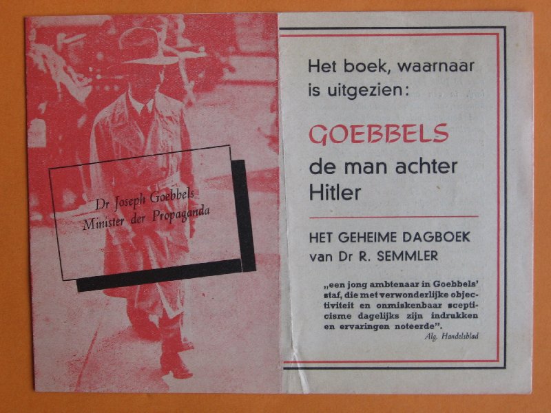 Prospectus - Goebbels, de man achter Hitler