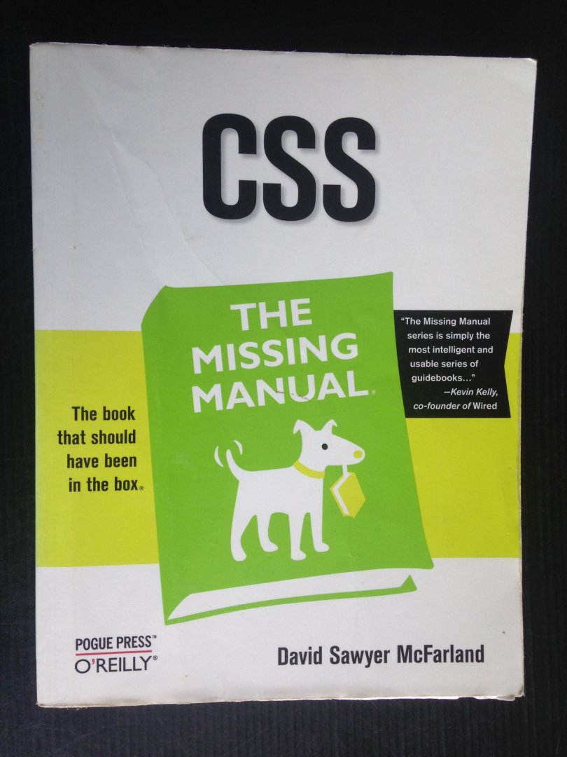 Sawyer McFarland, David - CSS, The Missing Manuel
