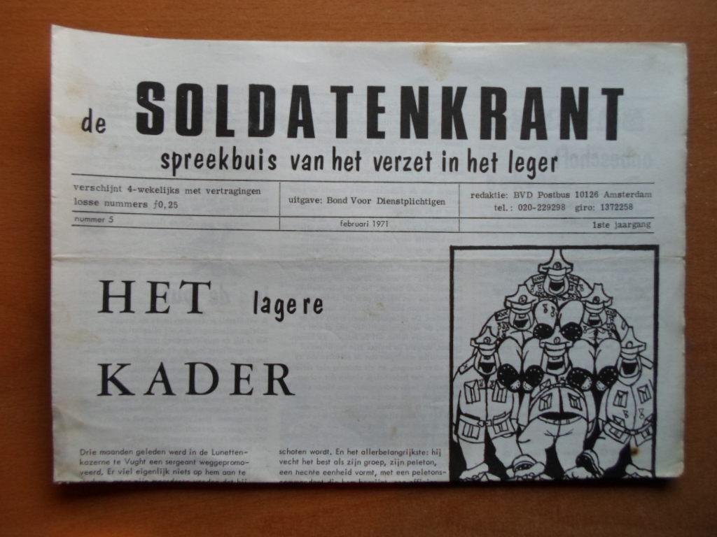  - De Soldatenkrant, Spreekbuis vh verzet in het leger