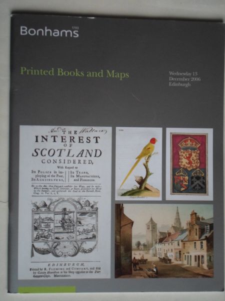Catalogus Bonhams - Printed Books and  Maps