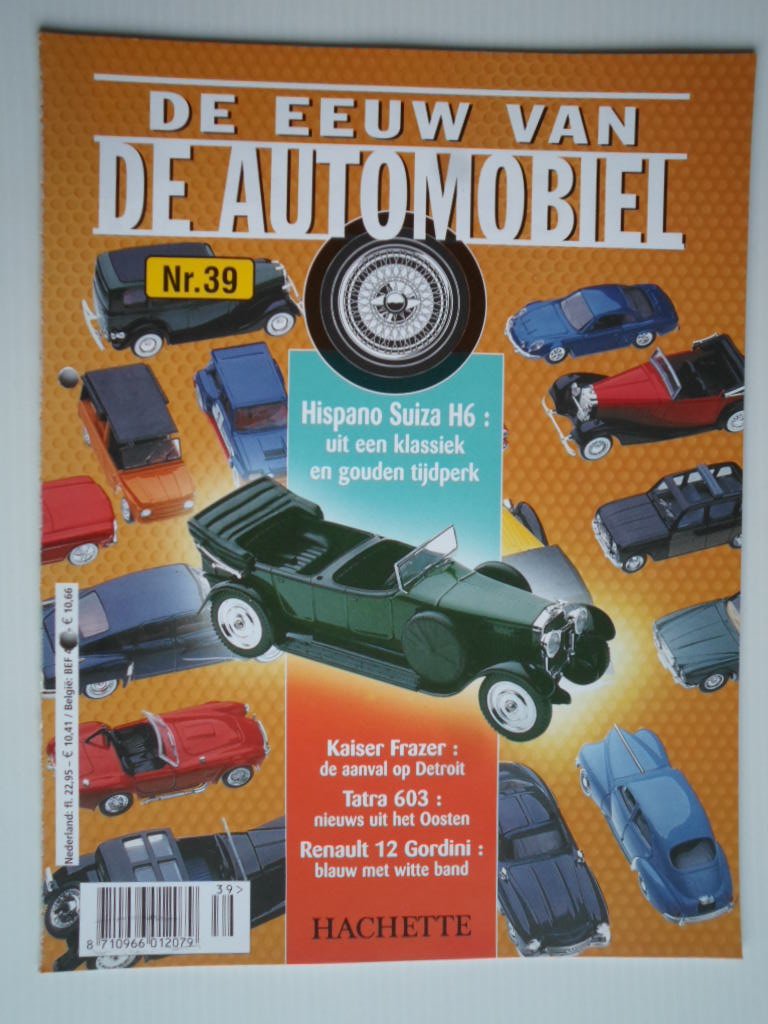 magazine - De eeuw van de automobiel aflevering aflevering 39, Hispano Suiza H6