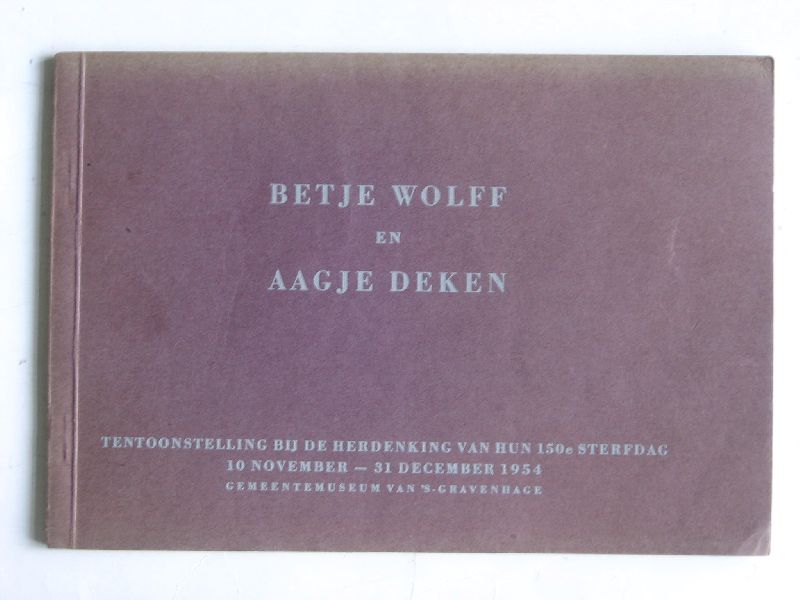 Catalogus - Betje Wolff en Aagje Deken, catalogus